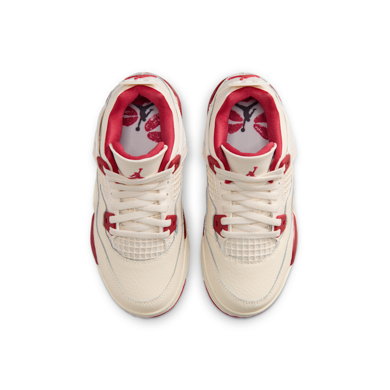 Jordan 4 Retro "Pale Ivory and Tough Red" - Imagen 4