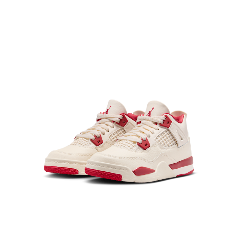 Jordan 4 Retro "Pale Ivory and Tough Red" - Imagen 5