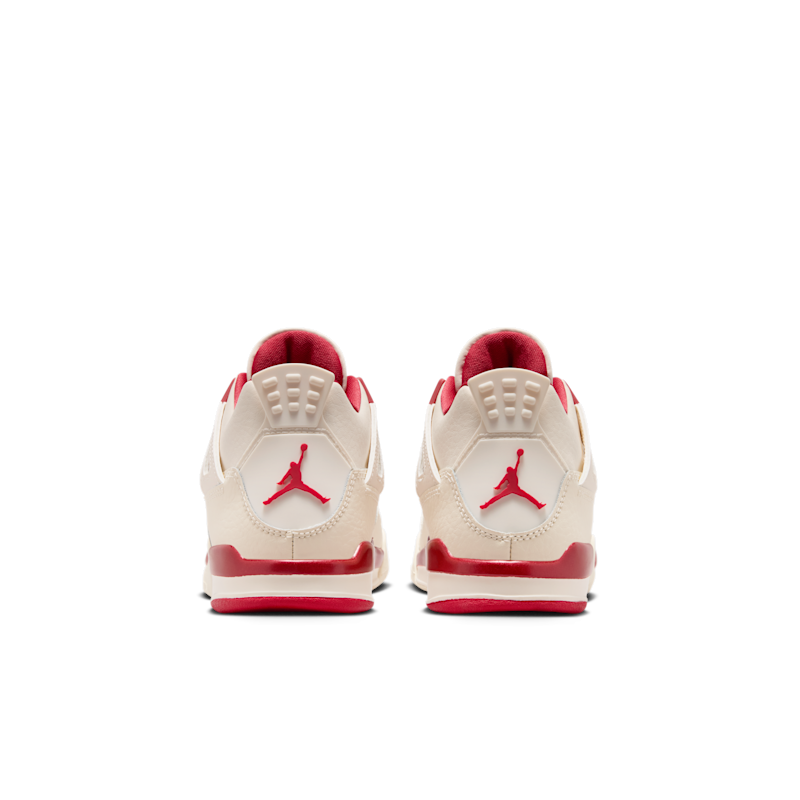 Jordan 4 Retro "Pale Ivory and Tough Red" - Imagen 6